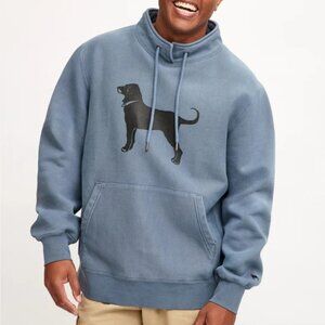 The Black Dog Breaker Blue Unisex Heavyweight Oversized Sweatshirt Medium Casual